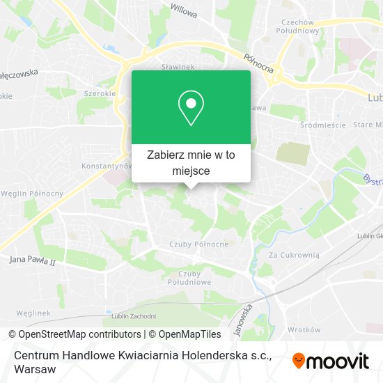 Mapa Centrum Handlowe Kwiaciarnia Holenderska s.c.