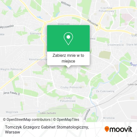 Mapa Tomczyk Grzegorz Gabinet Stomatologiczny