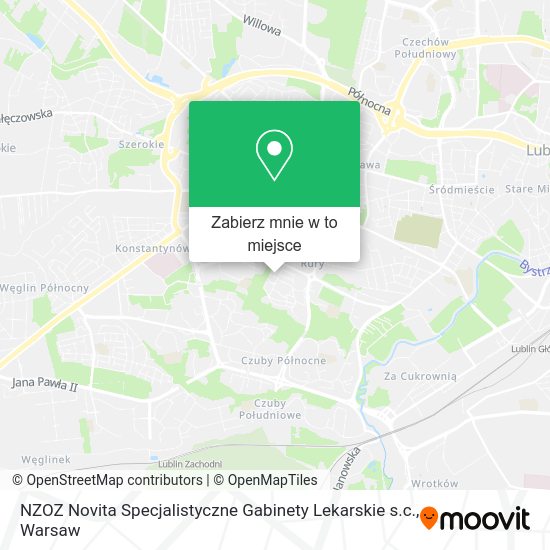 Mapa NZOZ Novita Specjalistyczne Gabinety Lekarskie s.c.