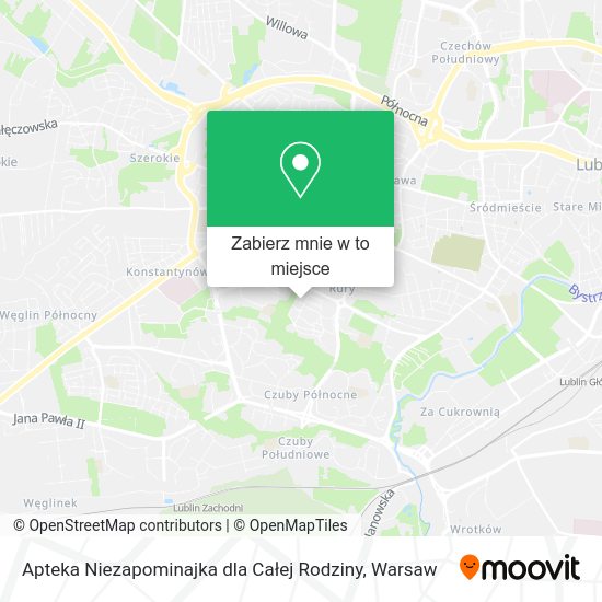 Mapa Apteka Niezapominajka dla Całej Rodziny