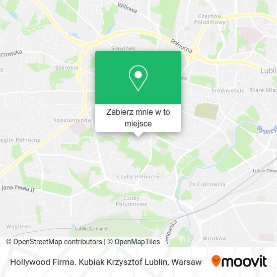 Mapa Hollywood Firma. Kubiak Krzysztof Lublin