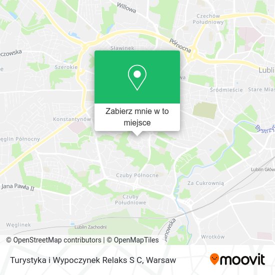 Mapa Turystyka i Wypoczynek Relaks S C