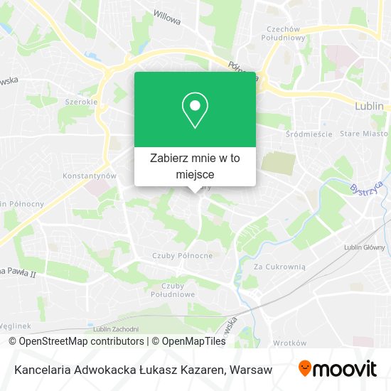 Mapa Kancelaria Adwokacka Łukasz Kazaren