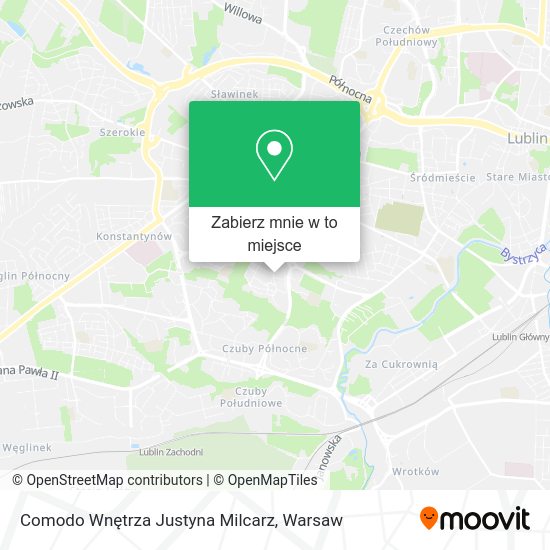 Mapa Comodo Wnętrza Justyna Milcarz