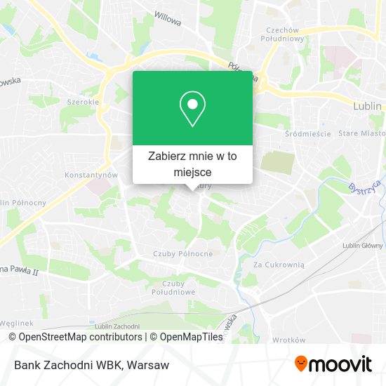 Mapa Bank Zachodni WBK