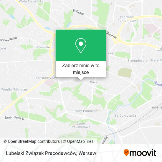 Mapa Lubelski Związek Pracodawców