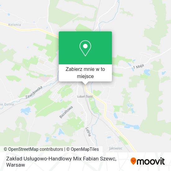 Mapa Zakład Usługowo-Handlowy Mix Fabian Szewc