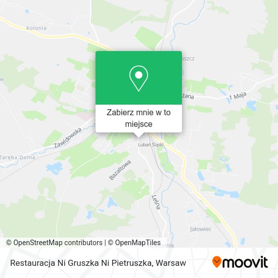 Mapa Restauracja Ni Gruszka Ni Pietruszka