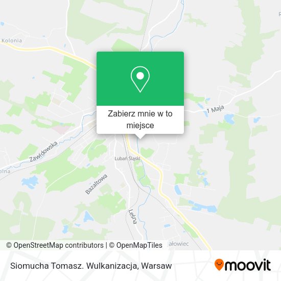 Mapa Siomucha Tomasz. Wulkanizacja