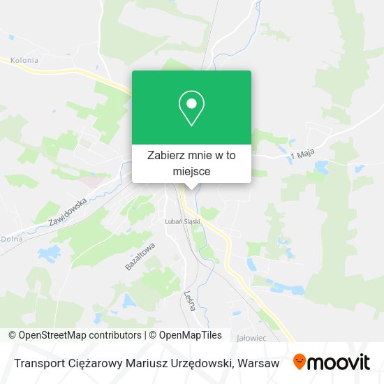 Mapa Transport Ciężarowy Mariusz Urzędowski