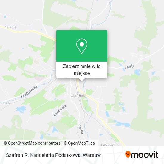 Mapa Szafran R. Kancelaria Podatkowa