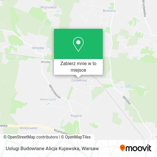 Mapa Usługi Budowlane Alicja Kujawska