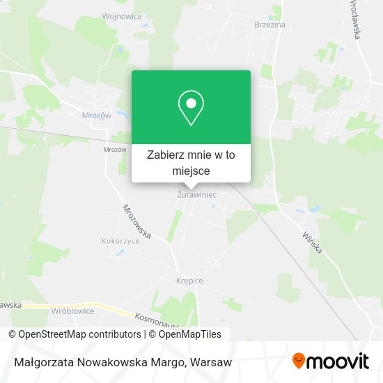 Mapa Małgorzata Nowakowska Margo