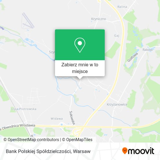 Mapa Bank Polskiej Spółdzielczości