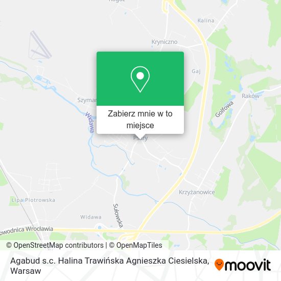 Mapa Agabud s.c. Halina Trawińska Agnieszka Ciesielska