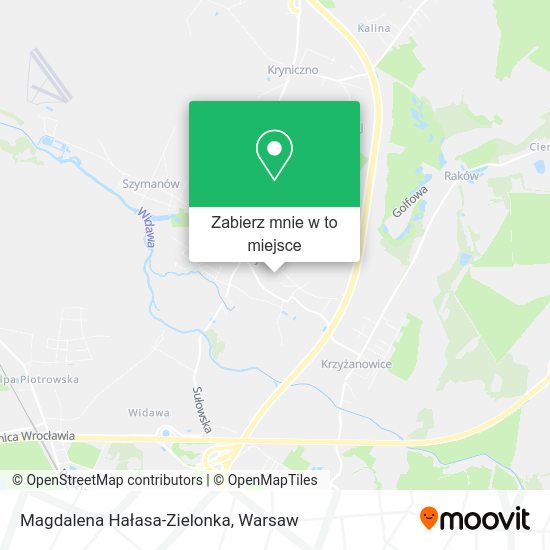 Mapa Magdalena Hałasa-Zielonka