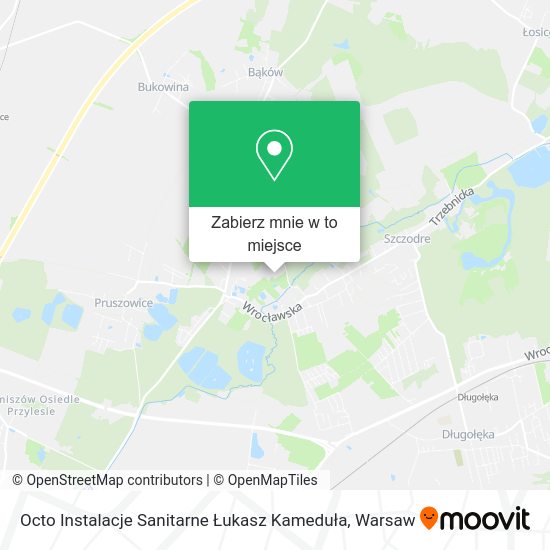 Mapa Octo Instalacje Sanitarne Łukasz Kameduła