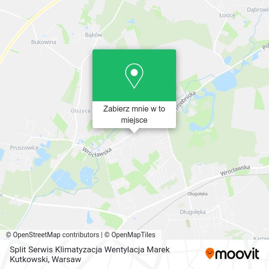 Mapa Split Serwis Klimatyzacja Wentylacja Marek Kutkowski