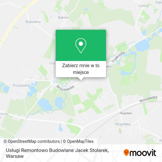 Mapa Usługi Remontowo Budowlane Jacek Stolarek