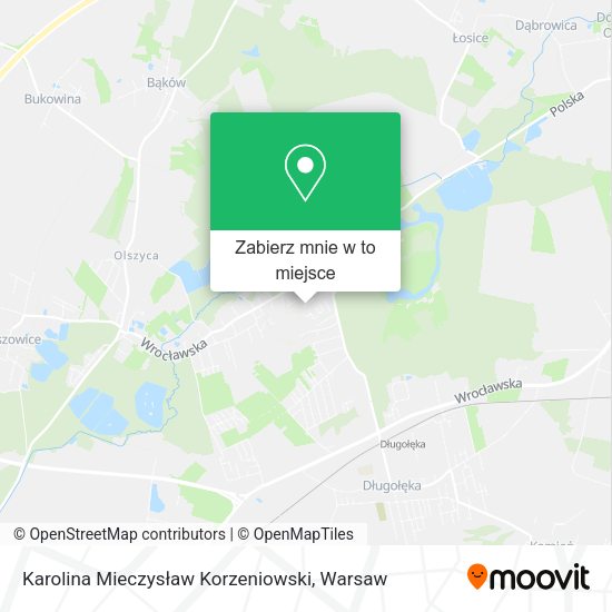 Mapa Karolina Mieczysław Korzeniowski