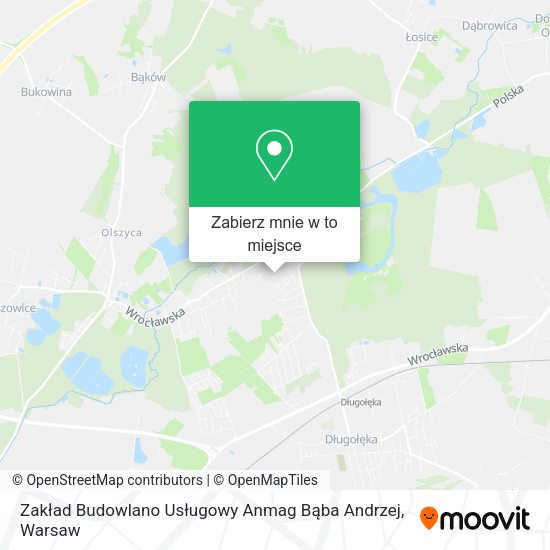 Mapa Zakład Budowlano Usługowy Anmag Bąba Andrzej