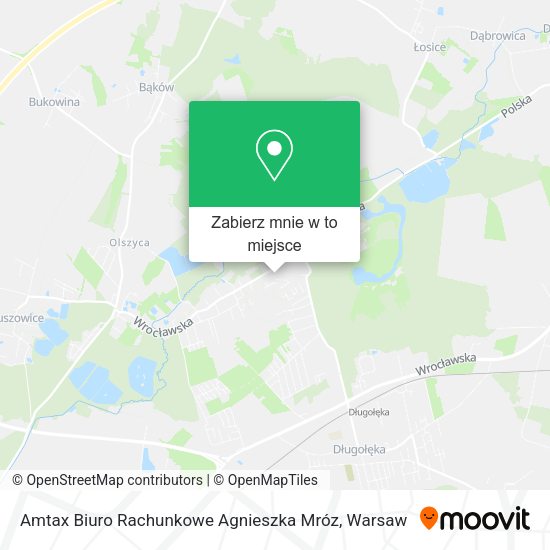 Mapa Amtax Biuro Rachunkowe Agnieszka Mróz