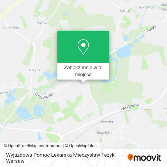 Mapa Wyjazdowa Pomoc Lekarska Mieczysław Teżyk