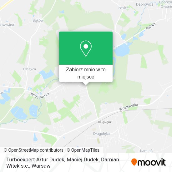 Mapa Turboexpert Artur Dudek, Maciej Dudek, Damian Witek s.c.