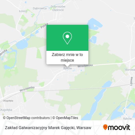 Mapa Zakład Galwanizacyjny Marek Gajęcki