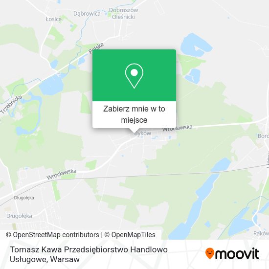 Mapa Tomasz Kawa Przedsiębiorstwo Handlowo Usługowe