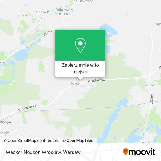 Mapa Wacker Neuson Wrocław