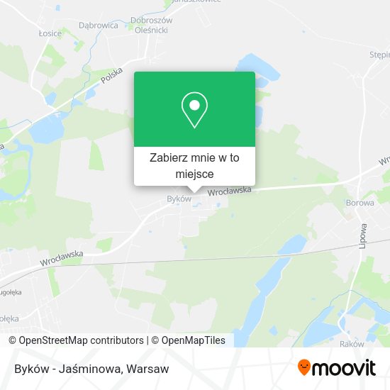 Mapa Byków - Jaśminowa