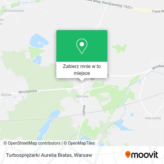 Mapa Turbosprężarki Aurelia Białas