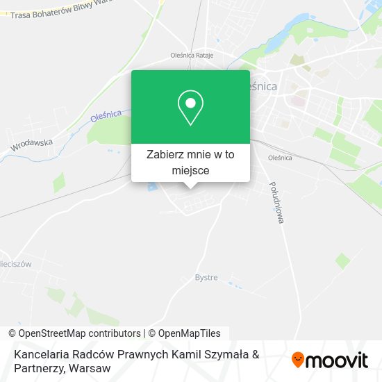 Mapa Kancelaria Radców Prawnych Kamil Szymała & Partnerzy