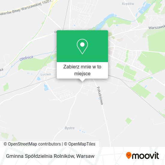 Mapa Gminna Spółdzielnia Rolników