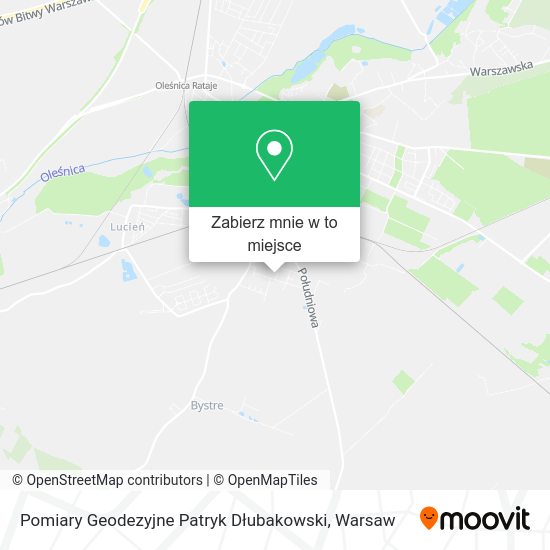 Mapa Pomiary Geodezyjne Patryk Dłubakowski