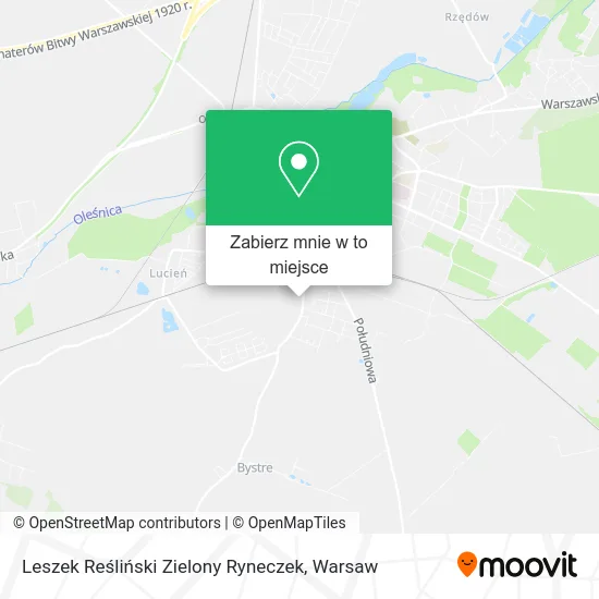 Mapa Leszek Reśliński Zielony Ryneczek