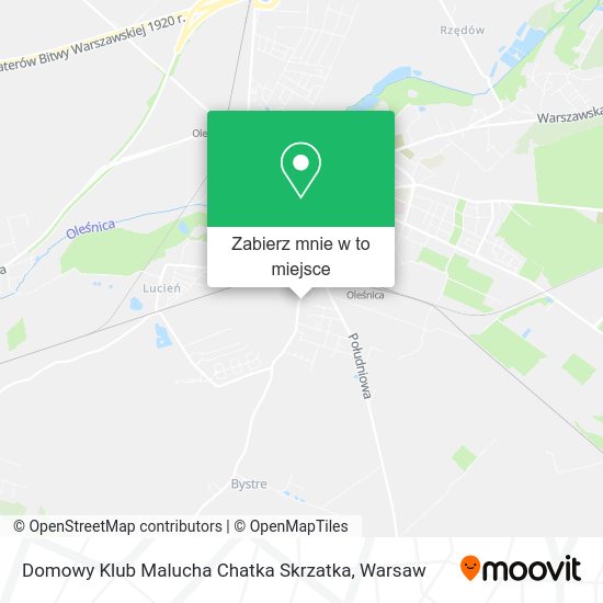 Mapa Domowy Klub Malucha Chatka Skrzatka