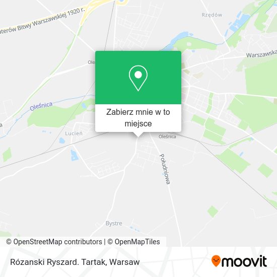 Mapa Rózanski Ryszard. Tartak