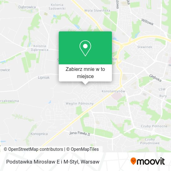 Mapa Podstawka Mirosław E i M-Styl