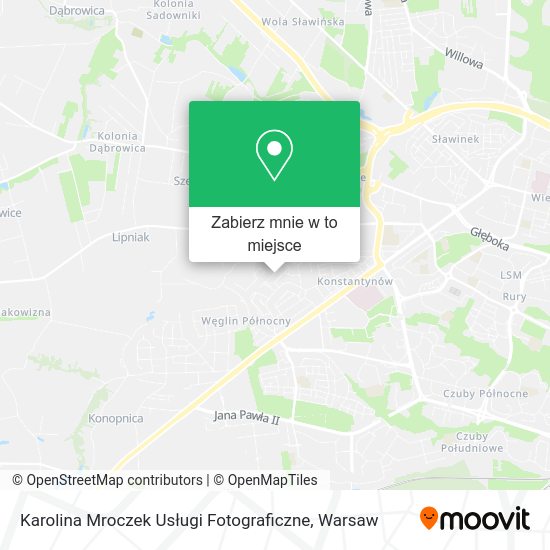 Mapa Karolina Mroczek Usługi Fotograficzne