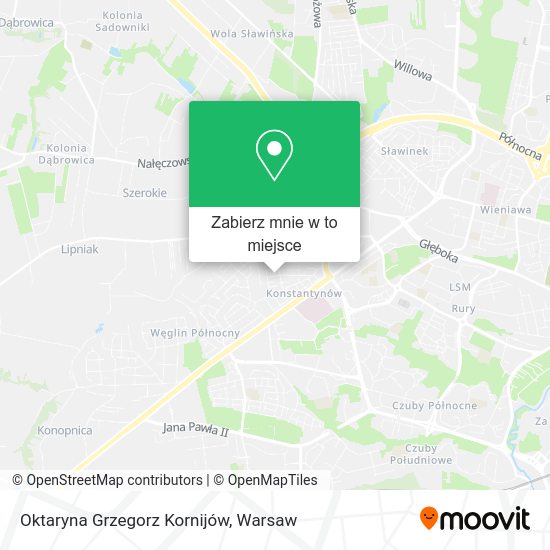 Mapa Oktaryna Grzegorz Kornijów