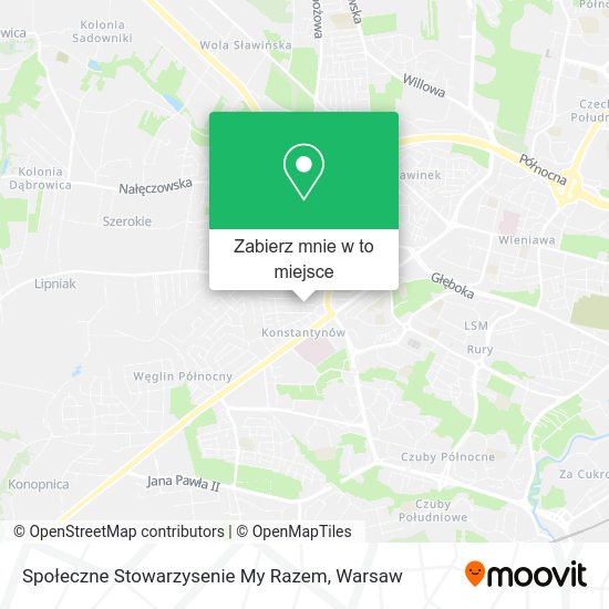 Mapa Społeczne Stowarzysenie My Razem