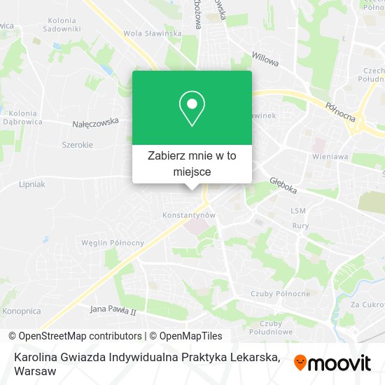 Mapa Karolina Gwiazda Indywidualna Praktyka Lekarska