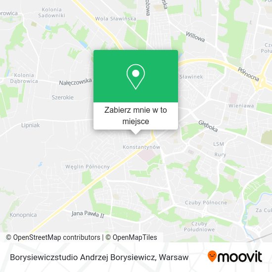 Mapa Borysiewiczstudio Andrzej Borysiewicz