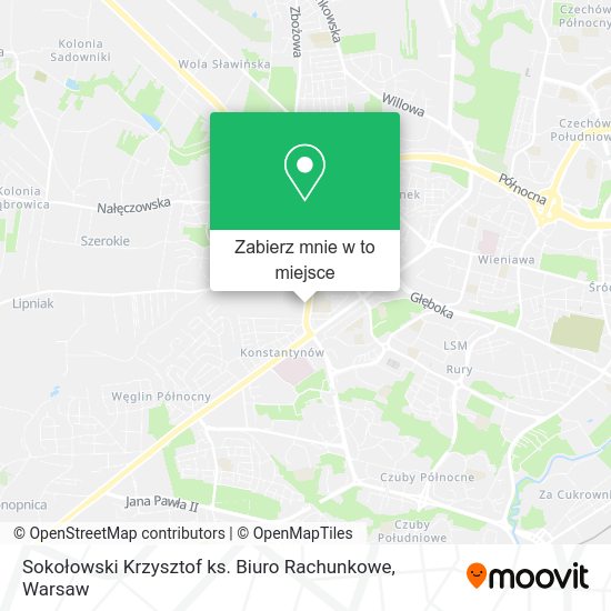 Mapa Sokołowski Krzysztof ks. Biuro Rachunkowe