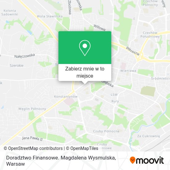 Mapa Doradztwo Finansowe. Magdalena Wysmulska