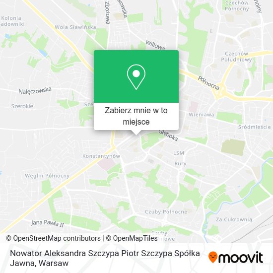 Mapa Nowator Aleksandra Szczypa Piotr Szczypa Spółka Jawna