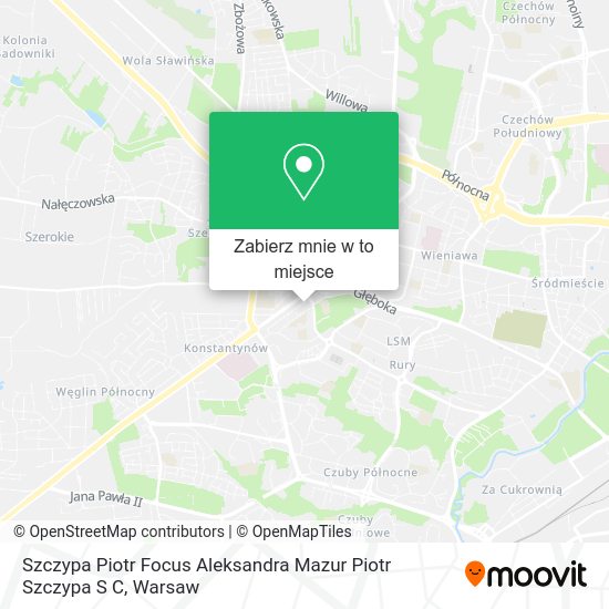 Mapa Szczypa Piotr Focus Aleksandra Mazur Piotr Szczypa S C