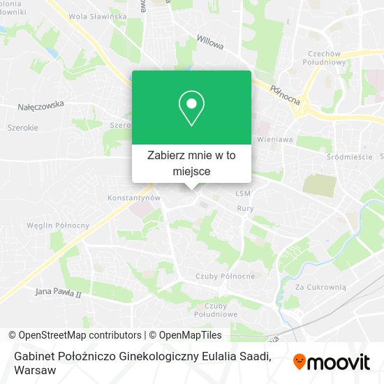 Mapa Gabinet Położniczo Ginekologiczny Eulalia Saadi